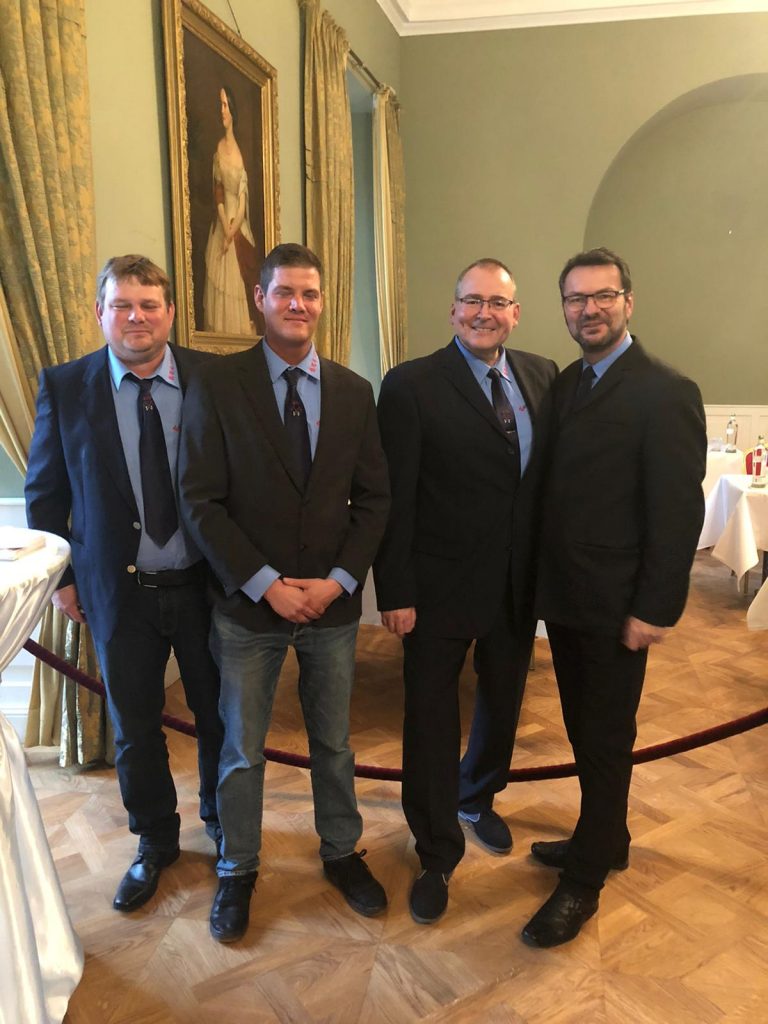 Sven Glabach, Jan Dattko, Hauke Walter und Uwe Domaschk.